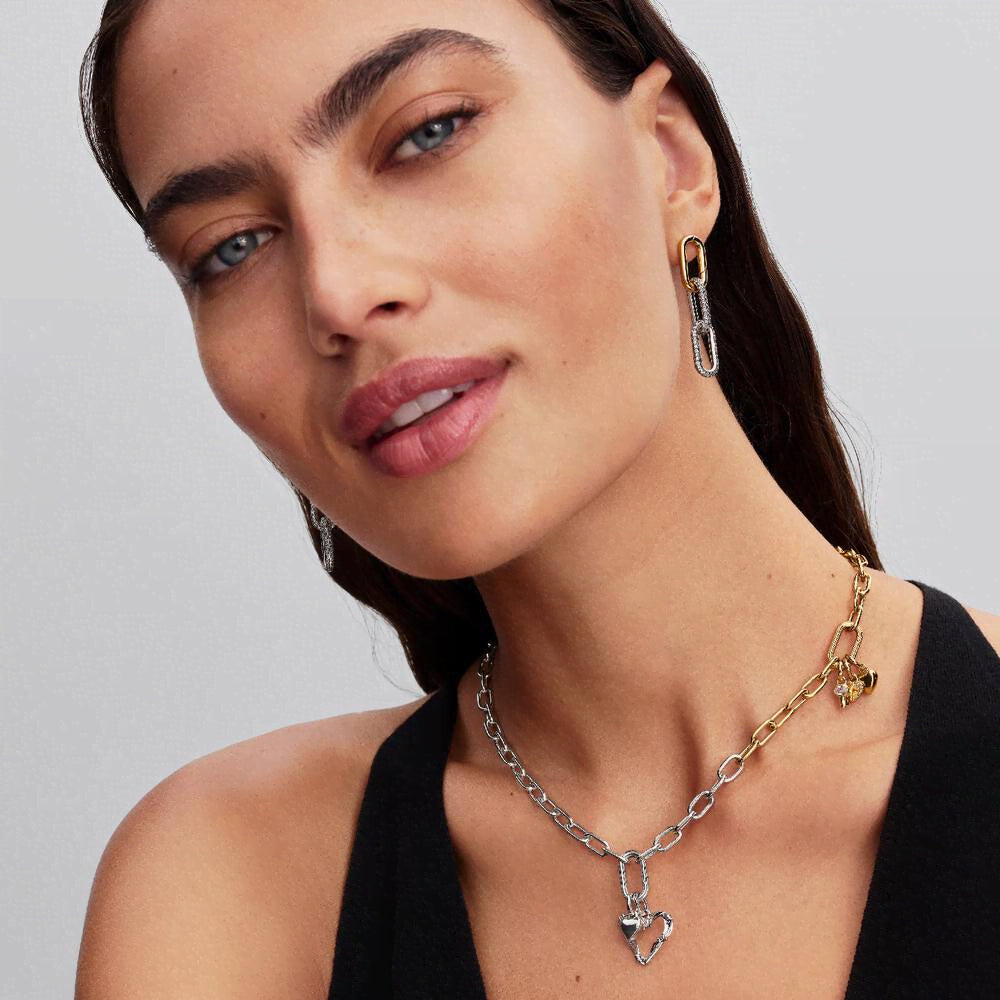 Two-tone Link Chain Necklace