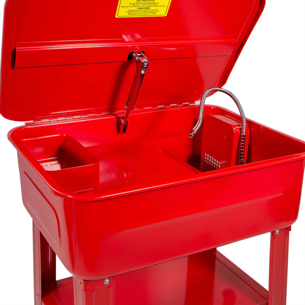 20 Gallon Parts Washer With General Purpose Solvent Pump, 30-3/4 Inch x 21-1/2 Inch x 34-1/2 Inch