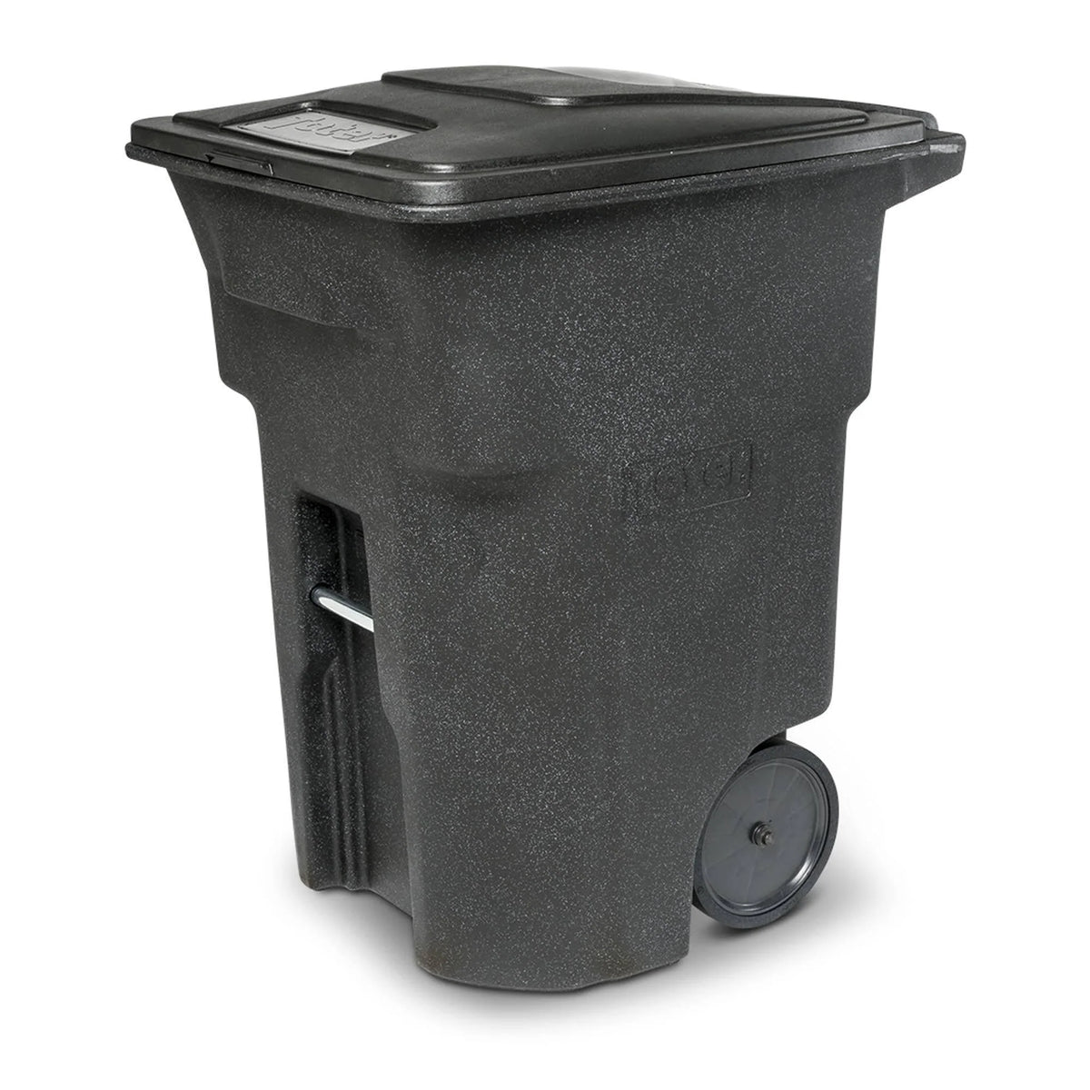96 Gal. Trash Can With Quiet Wheels And Lid - ANA96-00BKS