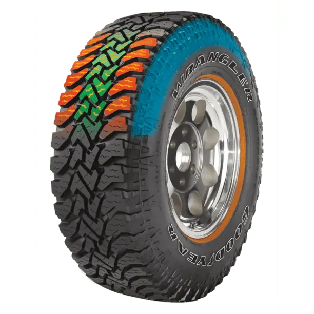 Goodyear Wrangler Authority A/T All Season Tire 31x10.50R15LT 109Q