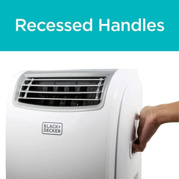 BLACK+DECKER Portable Air Conditioner With Heat, 14,000 BTU, White