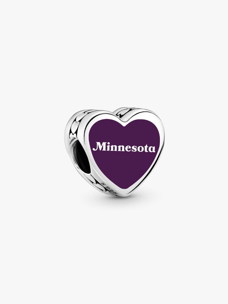Minnesota Heart Charm