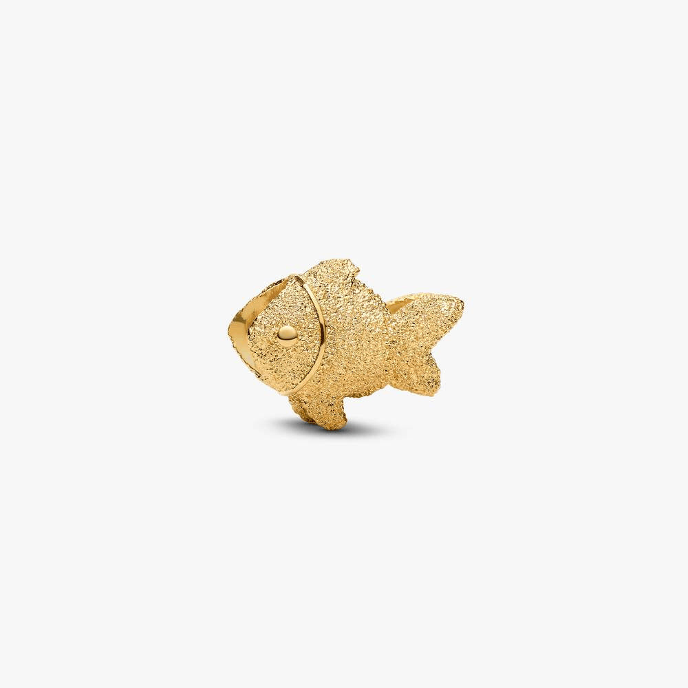 Textured Fish Mini Charm
