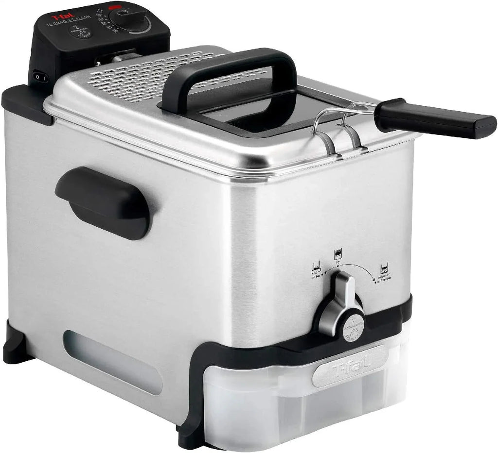 T-Fal EZ Clean Pro Steel Deep Fryer With Basket - 3.5 Liter Oil Capacity