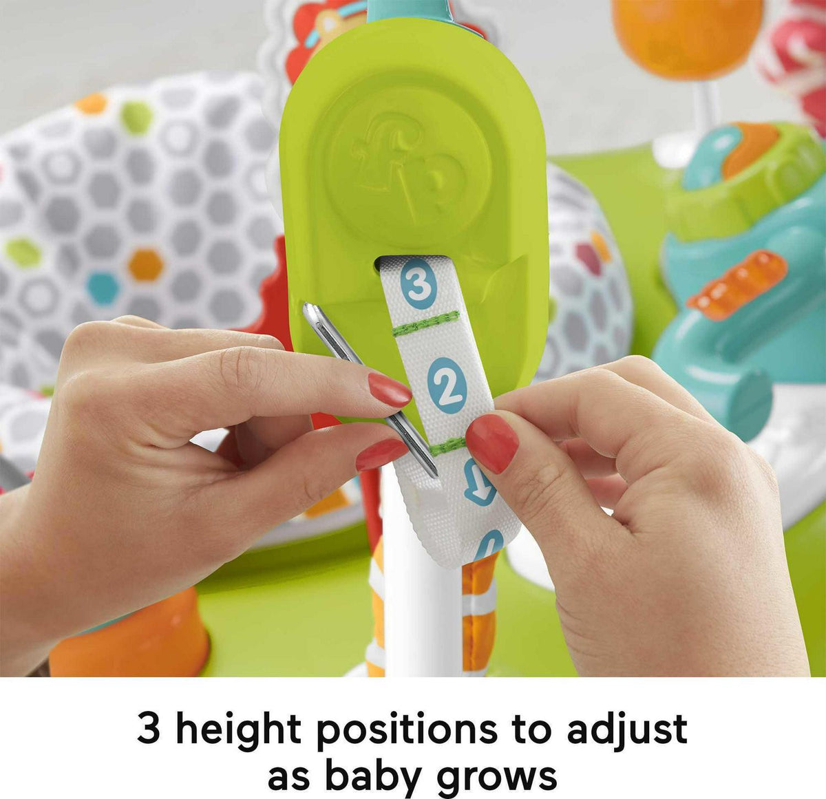 Fisher-Price Fitness Fun Folding Jumperoo Infant Activity Center With Lights & Music - HBM25