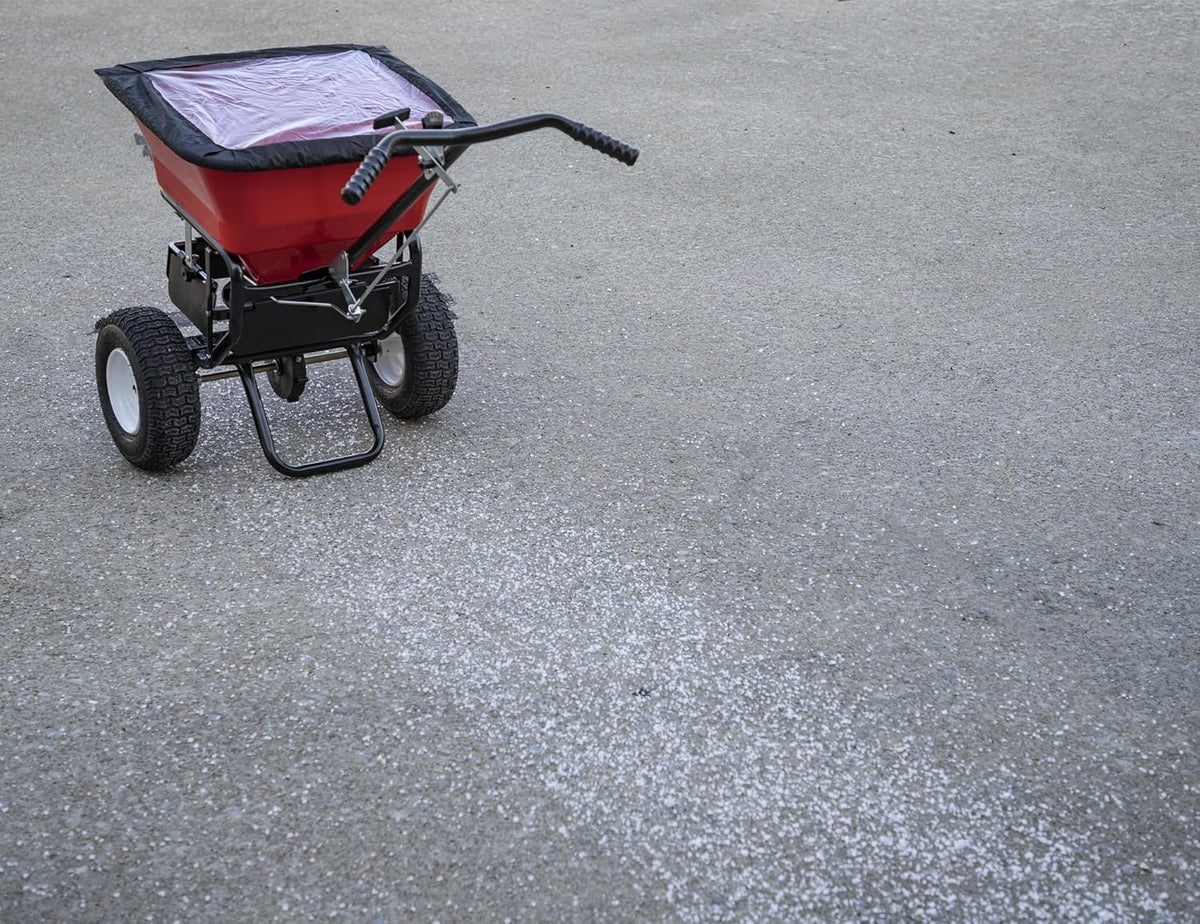 Buyers Products Company Walk-Behind Push Spreader, 100 Pound Capacity - 3039632R