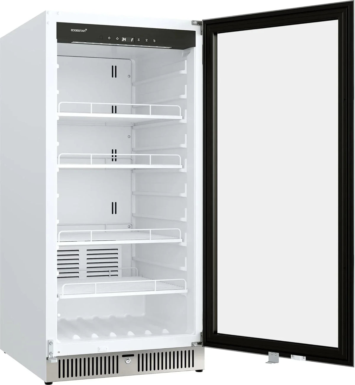 EdgeStar Commercial Beverage Merchandiser, 10.1 Cu. Ft., 22 in Wide, Stainless Steel - VBM101