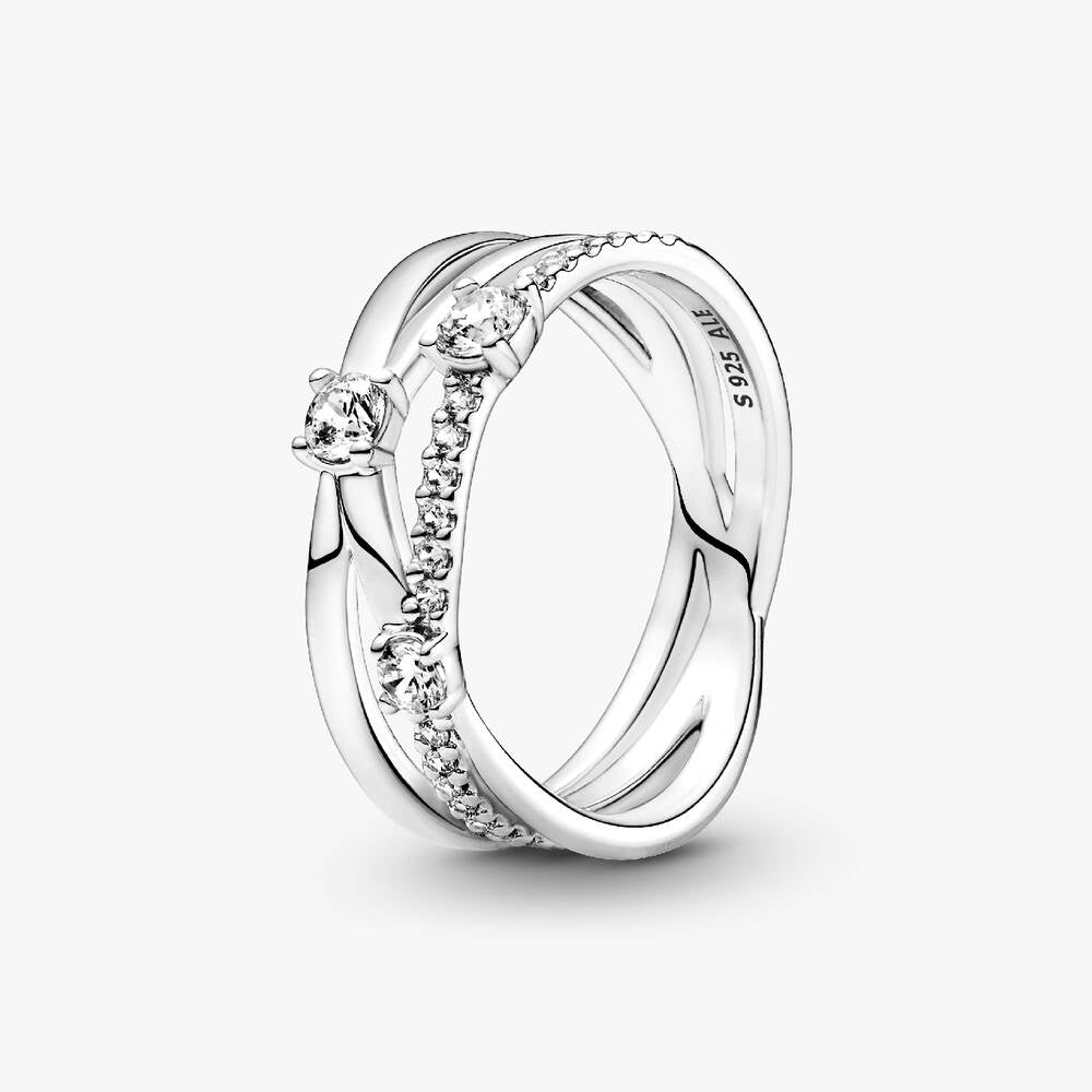 FINAL SALE - Sparkling Triple Band Ring