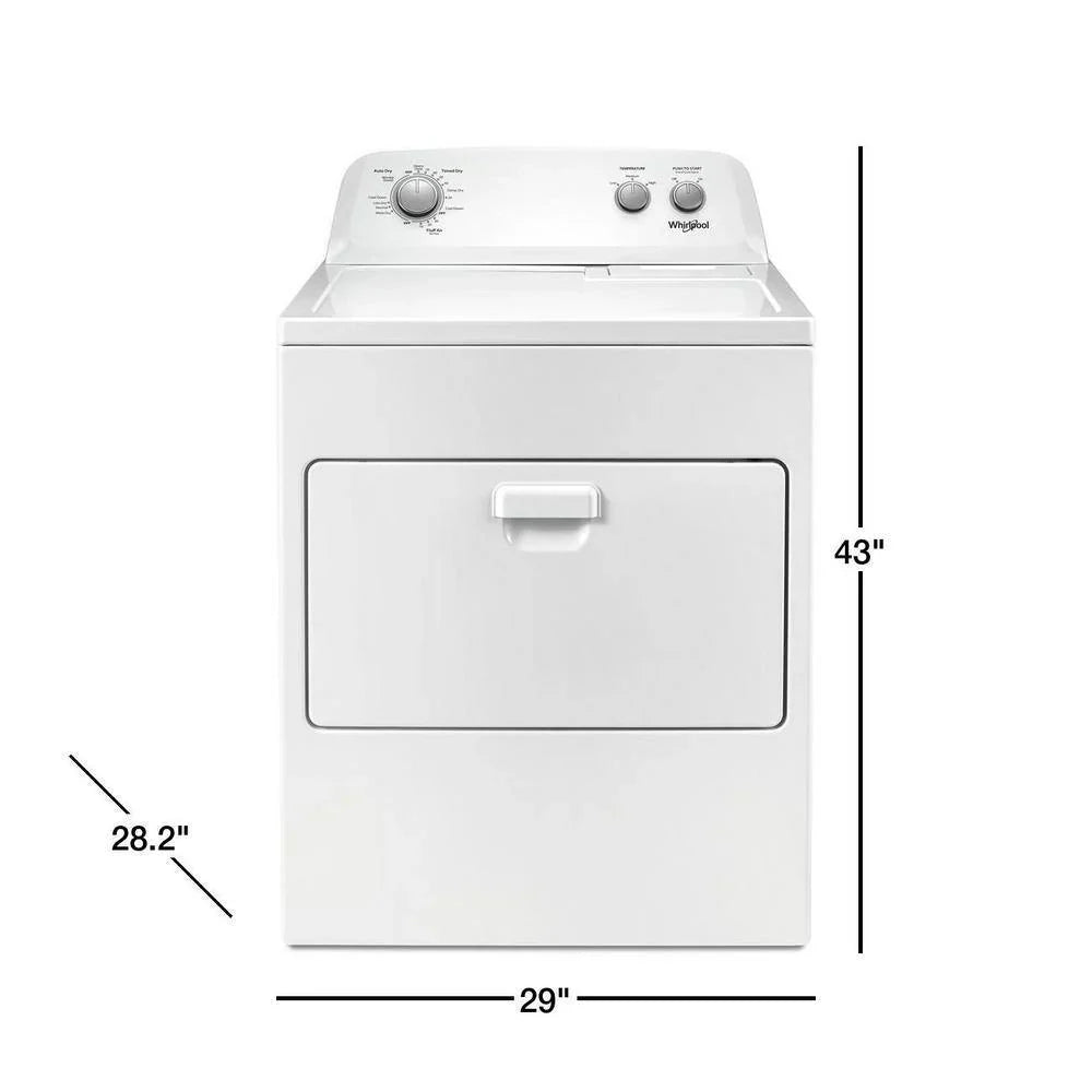 Whirlpool 7.0 Cu. Ft. Electric Dryer With AutoDry System And Wrinkle Shield - White