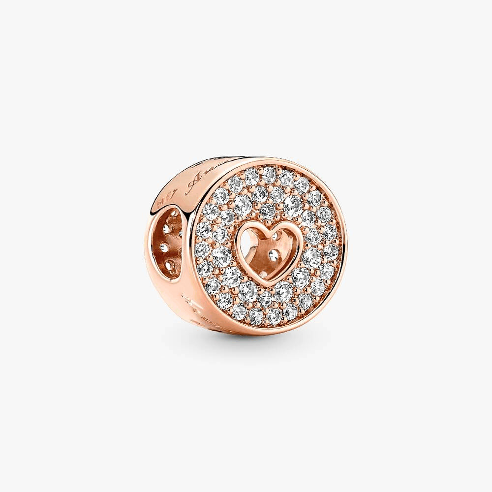 FINAL SALE - Pavé & Heart Anniversary Charm