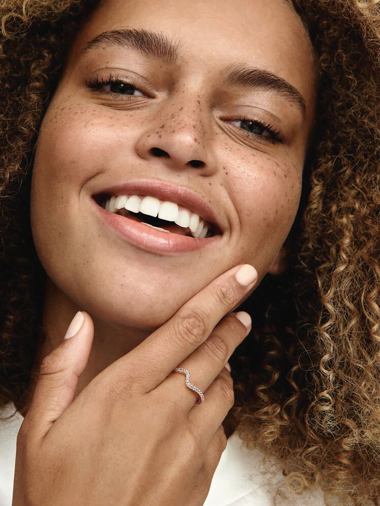 Sparkling Wave Ring