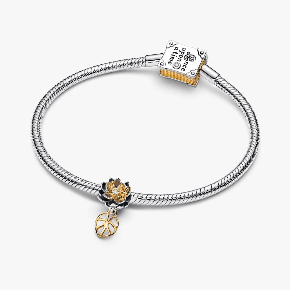 Disney Princess Tiana Water Lily Lab-grown Diamond Charm