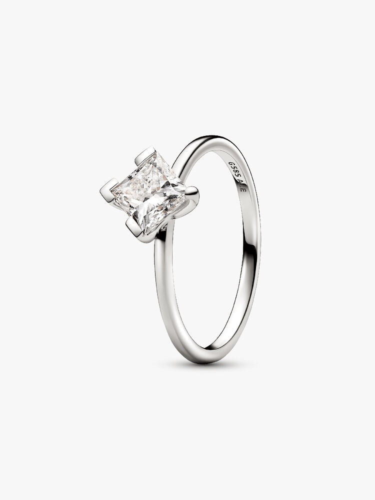 Pandora Nova 14k White Gold Lab-grown Diamond Ring
