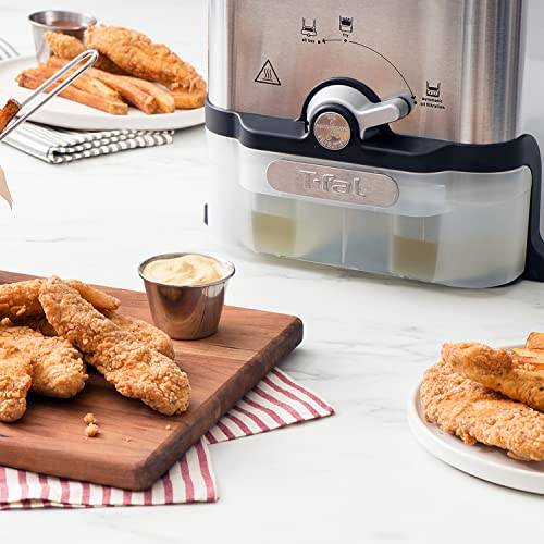 T-Fal EZ Clean Pro Steel Deep Fryer With Basket - 3.5 Liter Oil Capacity