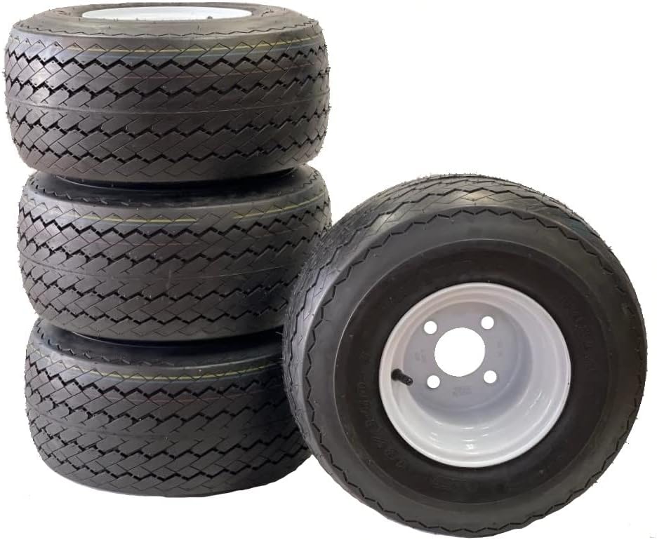 ecustomrim-golf-cart-wheels-tires-combo-18x850-8-set-of-4-for-club-car-ezgo-cushmandot-approved-turf-safe-4618