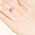 FINAL SALE - Hearts of PANDORA Ring, PANDORA Rose™, Cream Enamel & Clear CZ