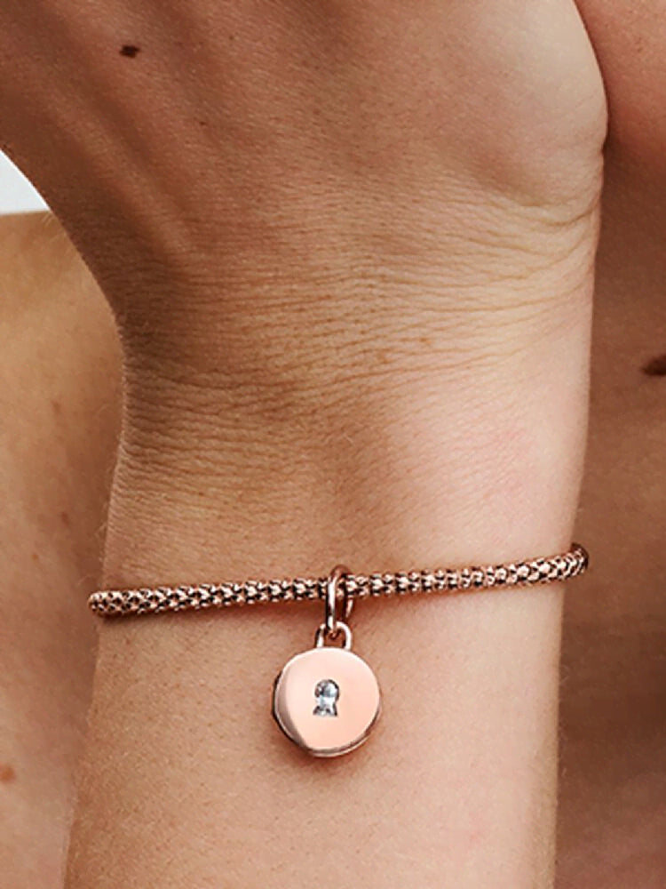 Openable & Engravable Love Locket Dangle Charm