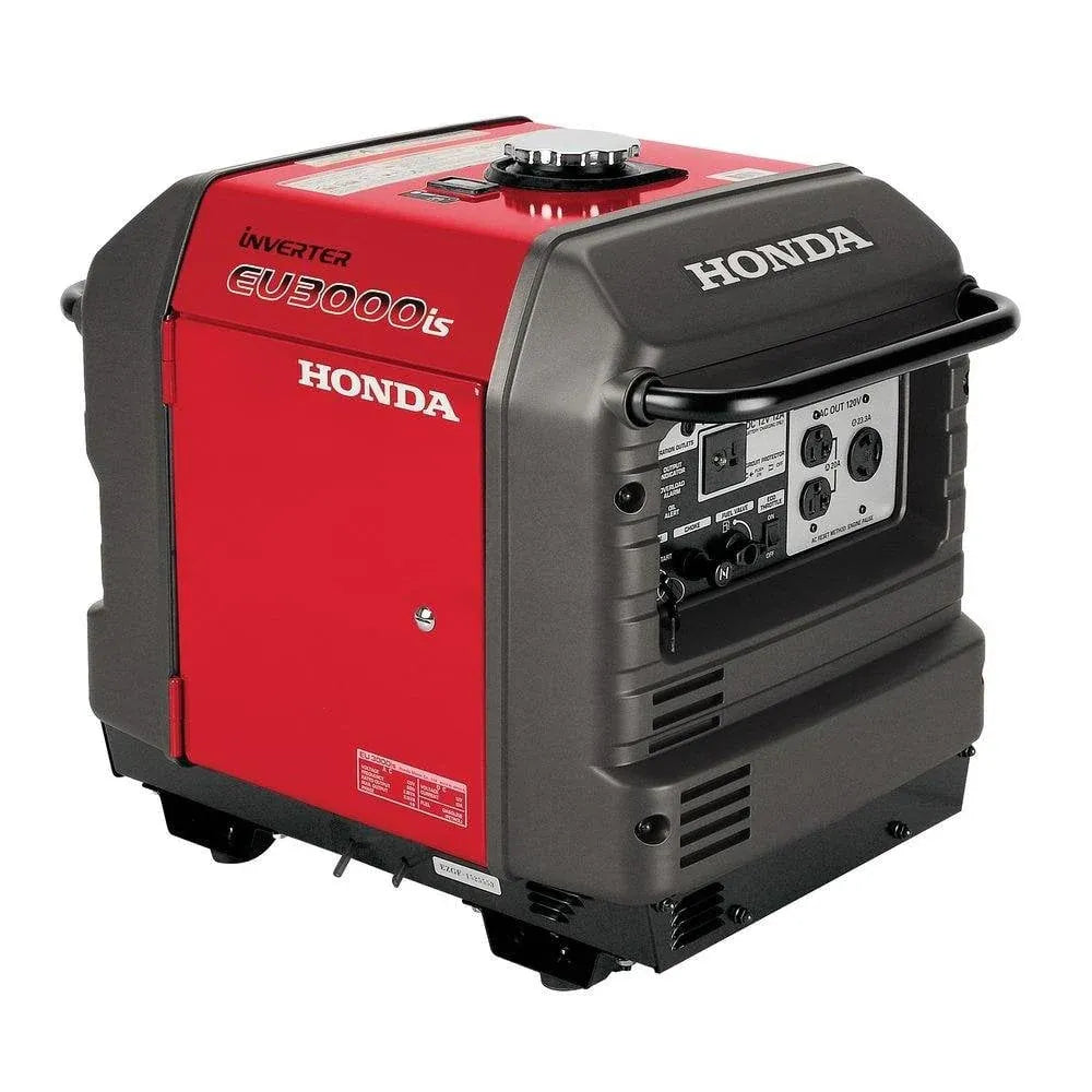 Gasoline Powered Portable Generator, 3000 Watts With Electric Start