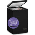 Northair Chest Freezer 3.5 Cu Ft With 2 Removable Baskets - Black