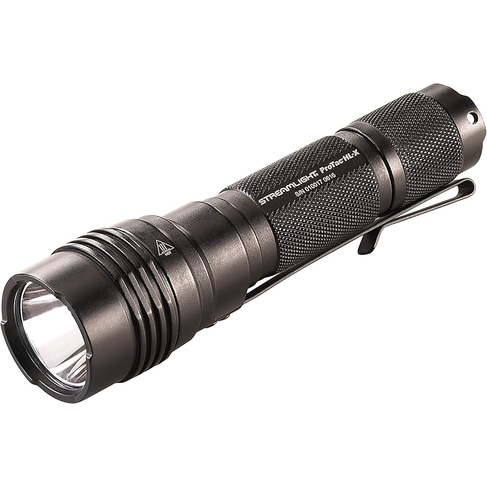 Streamlight ProTac HL-X 1000-Lumen Multi-Fuel Tactical Flashlight, Black - 88065
