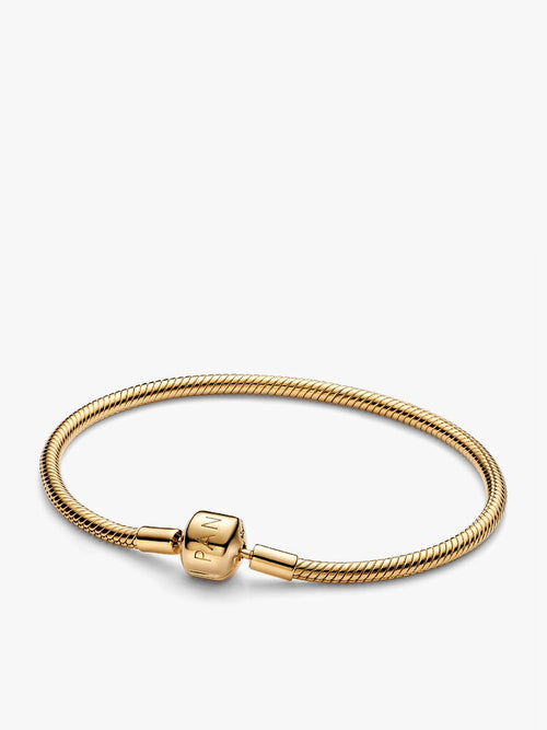 Barrel Clasp Snake Chain Bracelet
