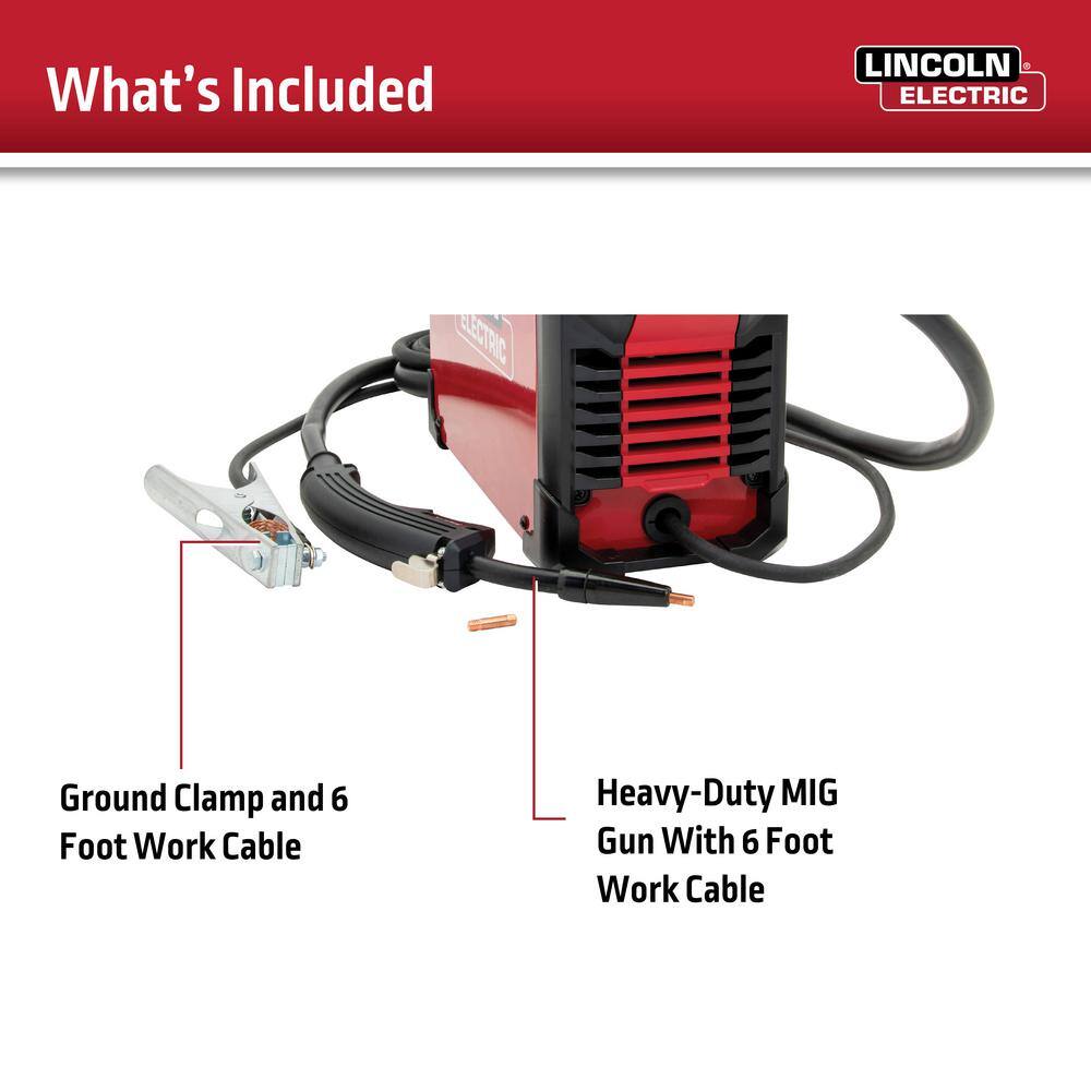Gasless Flux-Cored Wire Feed Welder - 120V, 15 lbs