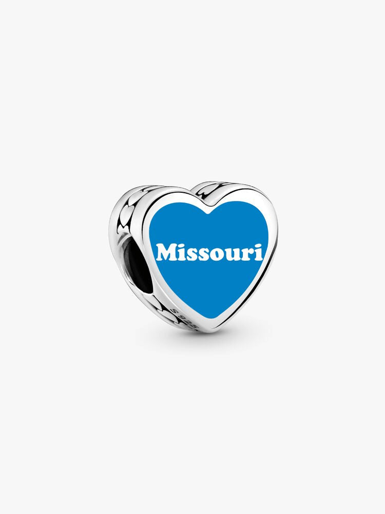 Missouri Heart Charm