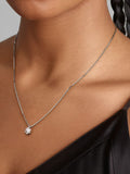 Pandora Nova 14k White Gold Lab-grown Diamond Pendant Necklace