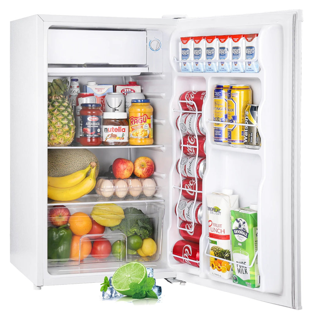 Upstreman 3.2 Cu.Ft. Single Door Mini Refrigerator With Freezer - BR321