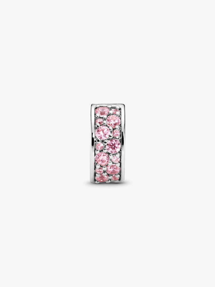 Pink Pavé Clip Charm