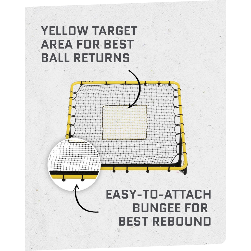 Baseball & Softball Fielding Trainer Rebounder Net - Portable Practice Equipment