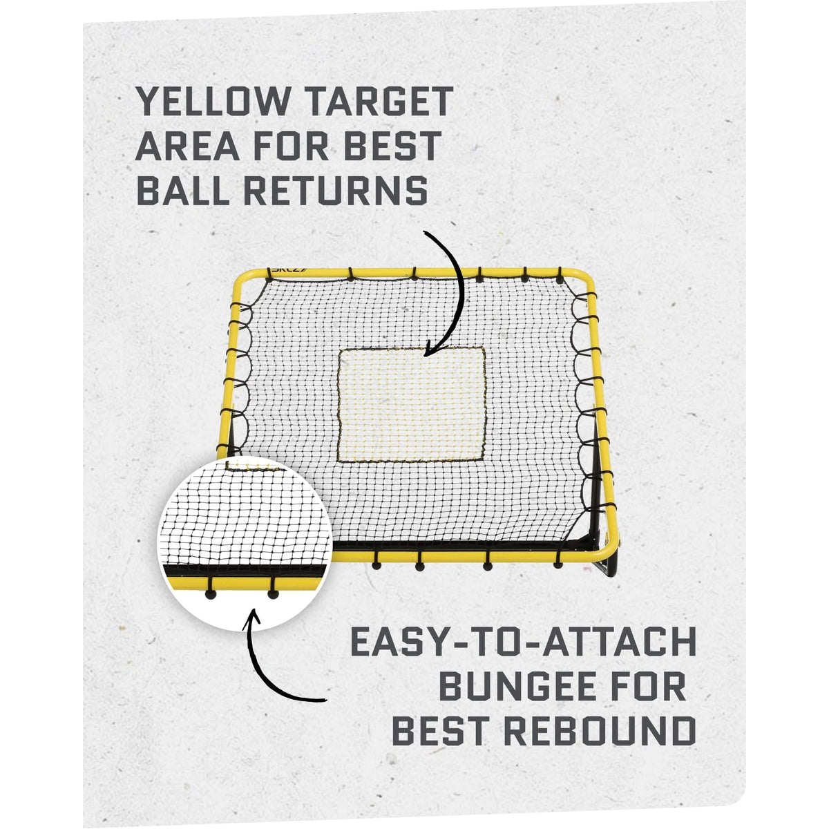 Baseball & Softball Fielding Trainer Rebounder Net - Portable Practice Equipment