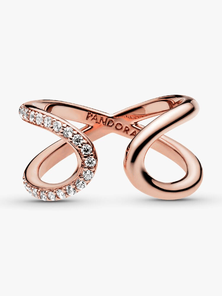 FINAL SALE - Wrapped Open Infinity Ring