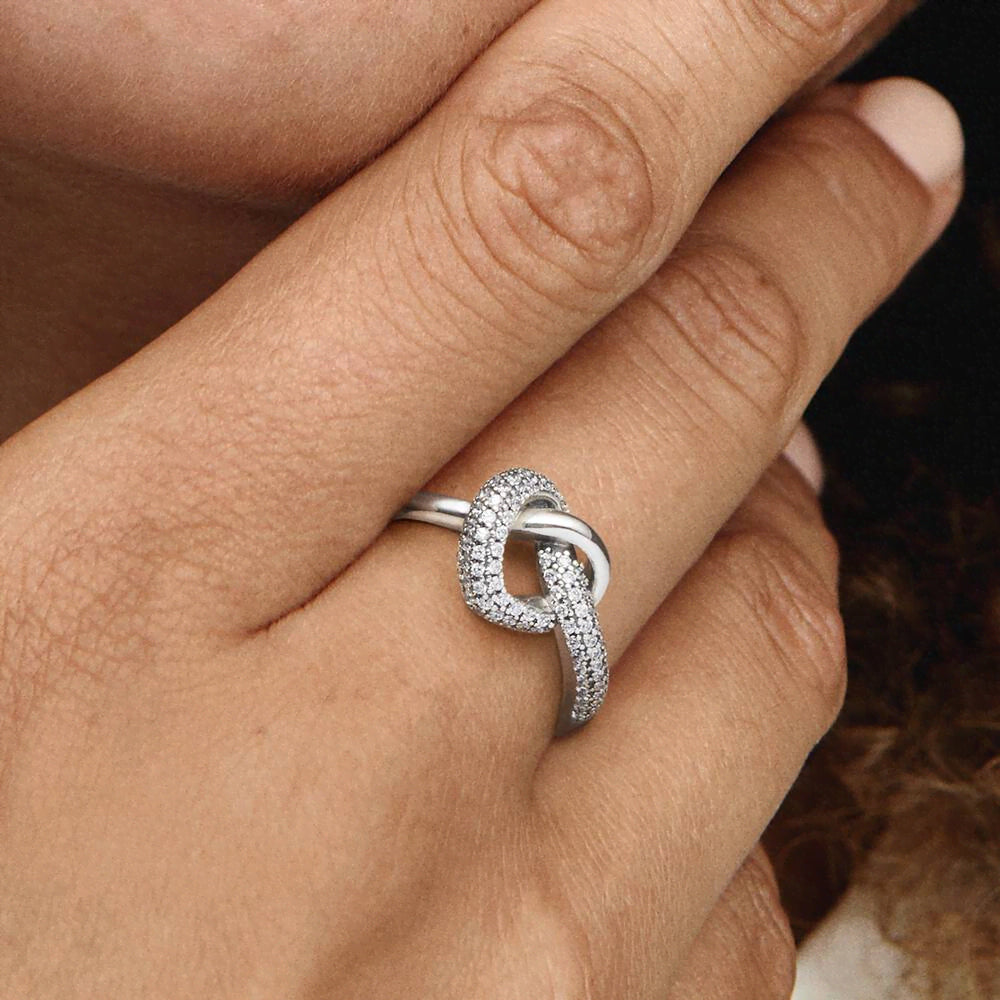 FINAL SALE - Knotted Heart Ring