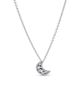 Crescent Moon Pendant Necklace