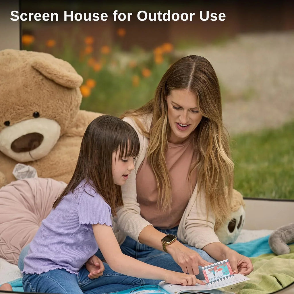 EAST OAK Pop-Up Screen House Tent 10 x 10 FT With Carry Bag