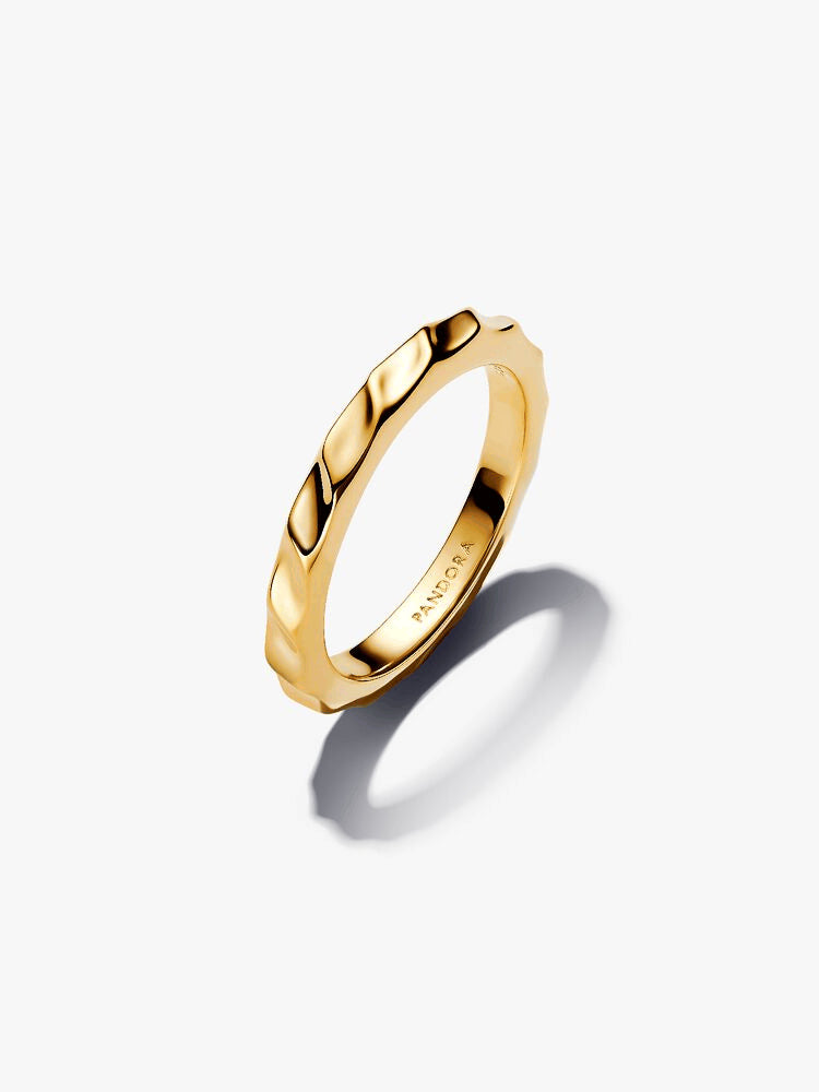 Two-Tone Ripple Effect Ring Set