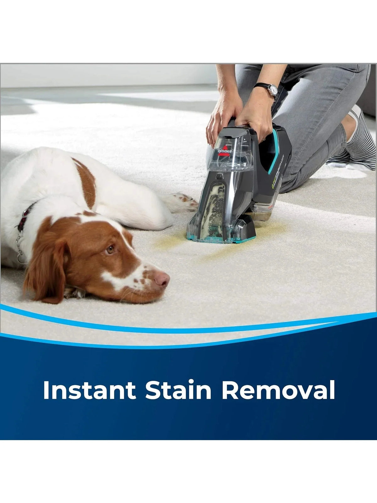 BISSELL Pet Stain Eraser PowerBrush, 20 Min Runtime