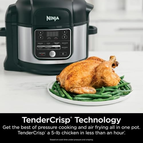 Ninja Foodi 10-in-1 6.5 Quart Pro Pressure Cooker Air Fryer Multicooker, Stainless - OS300