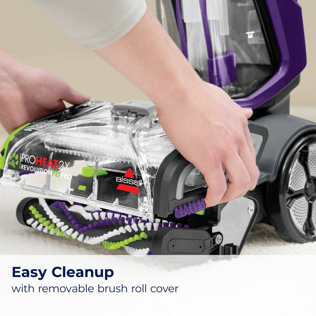 BISSELL ProHeat 2X Revolution Pet Pro Upright Carpet Cleaner, Purple - 3586