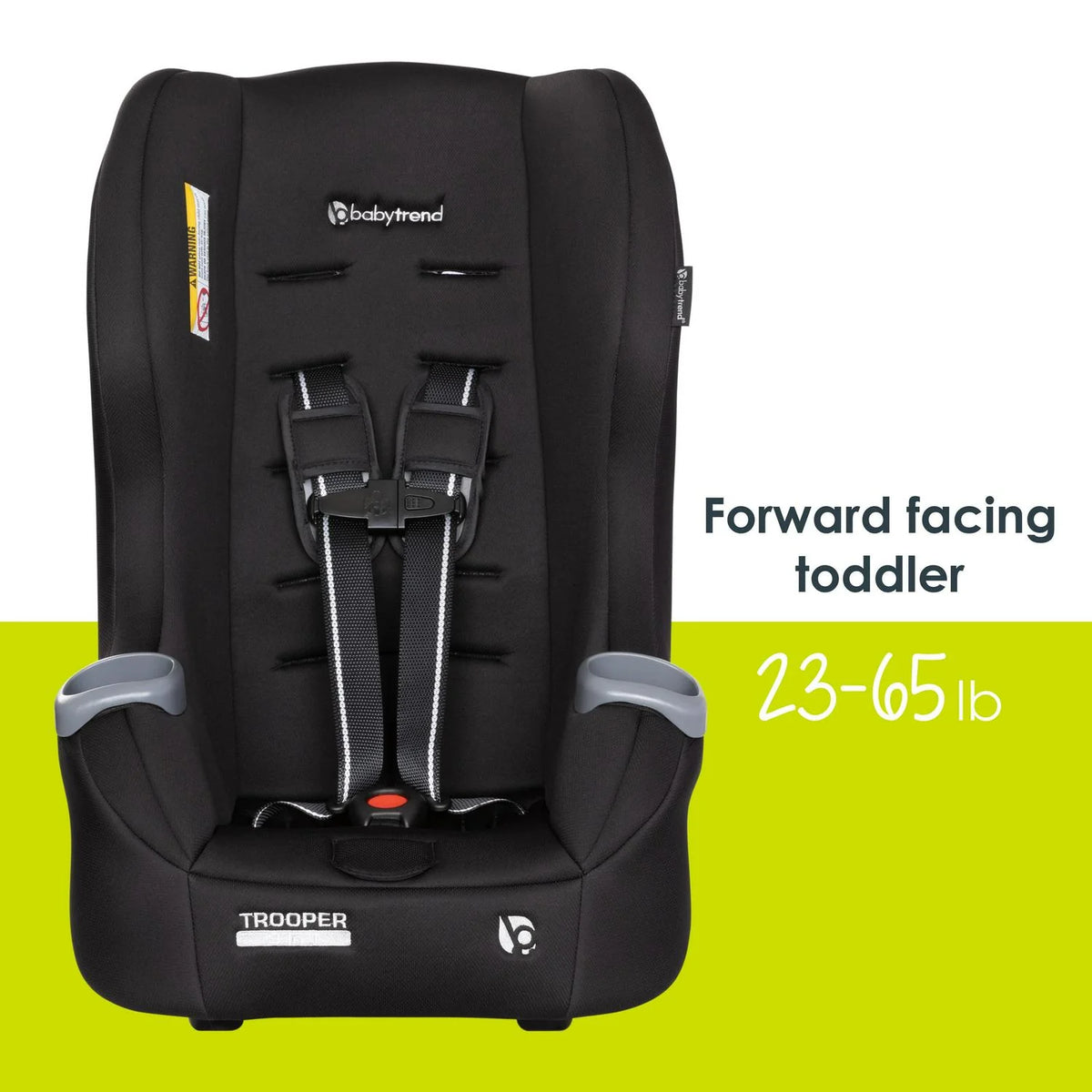 Baby Trend Trooper 3-in-1 Convertible Car Seat, Desert Black - CV01F16B