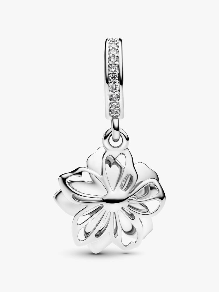 Cherry Blossom Charm Necklace Set