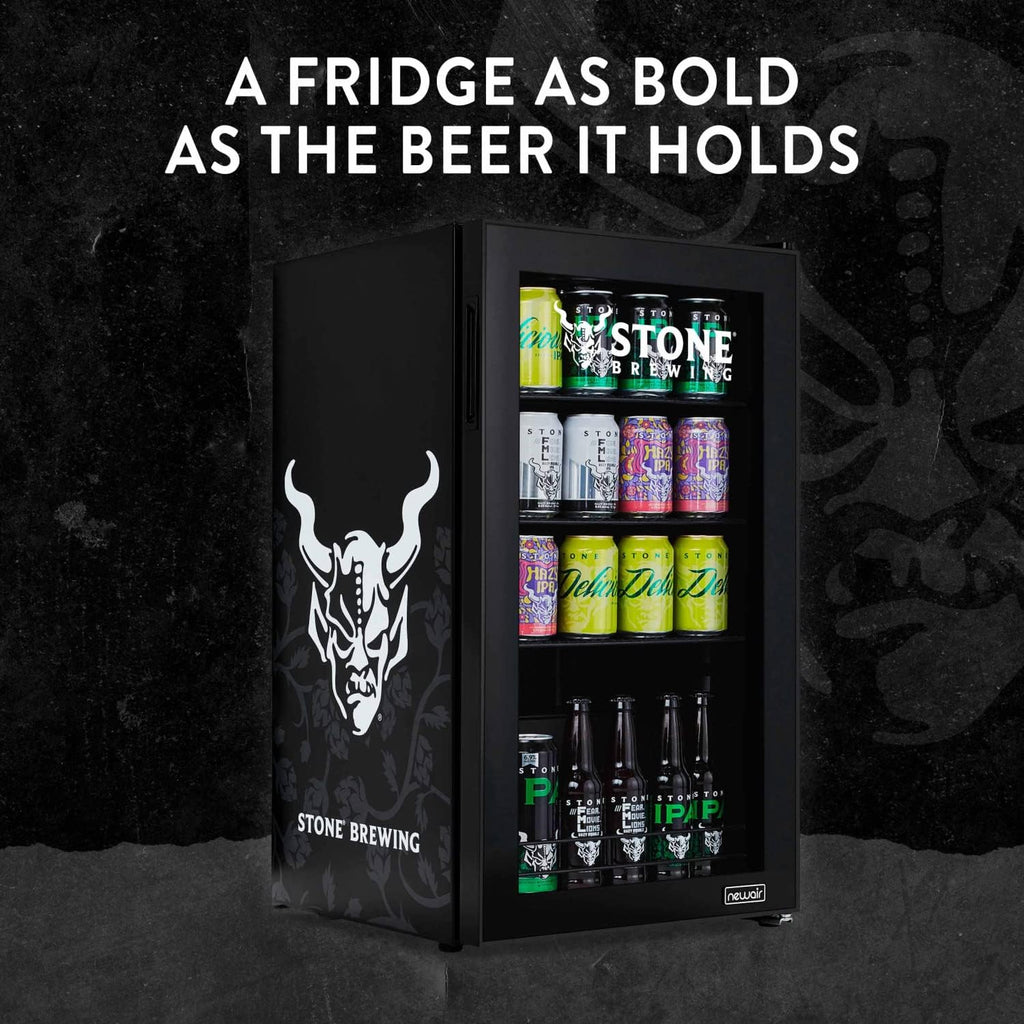 Beverage Refrigerator Cooler, 126 Cans, Right Hinge Glass Door - AB-1200