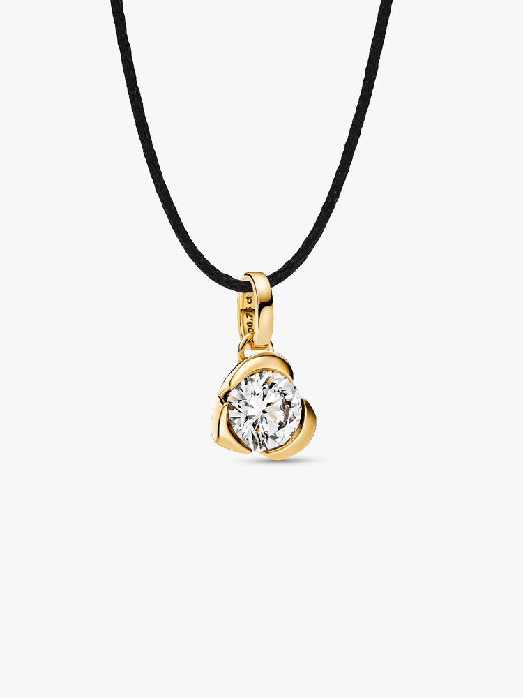 Pandora Talisman 14k Gold Lab-grown Diamond Heart Pendant