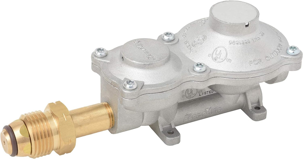 Flame King Steel 100LB Propane Tank Cylinder With POL Valve And Collar - YSN100b