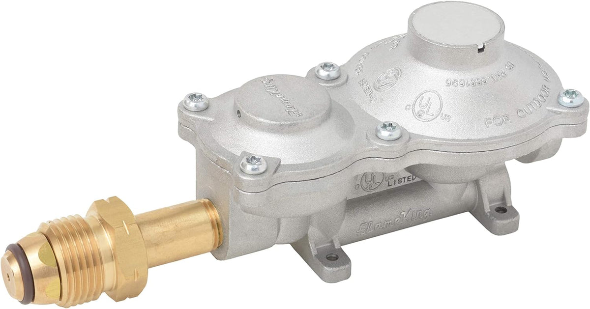 Flame King Steel 100LB Propane Tank Cylinder With POL Valve And Collar - YSN100b