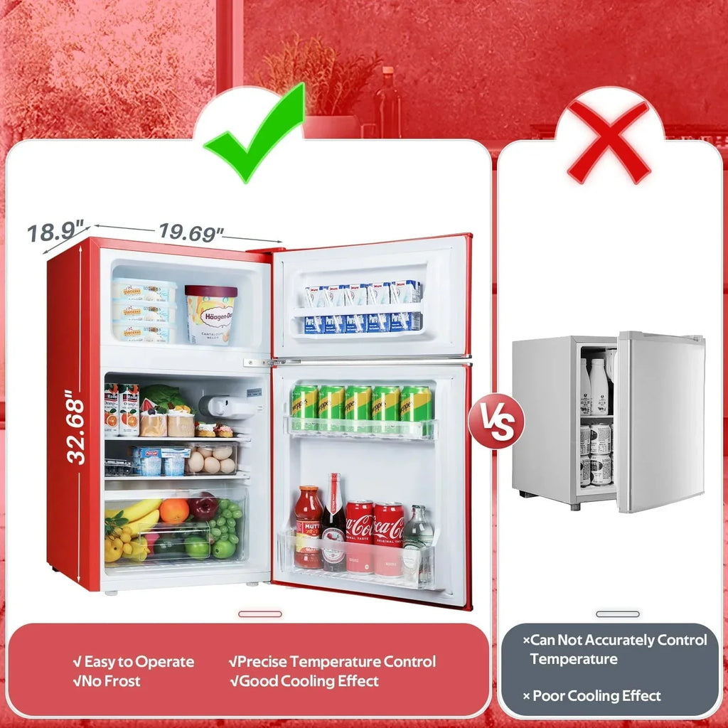 Compact Refrigerator With Freezer - F6893