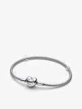 Heart Clasp Studded Chain Bracelet