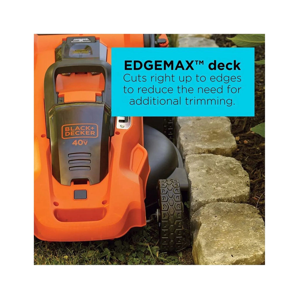 BLACK+DECKER 40V MAX Cordless Lawn Mower With 2 Batteries And Charger - CM2043C