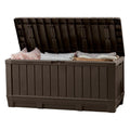 Keter Resin Deck Box, 92 Gallon, Brown - Kentwood